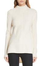 Women's Veronica Beard Rama Merino Wool & Cashmere High/low Sweater - Ivory