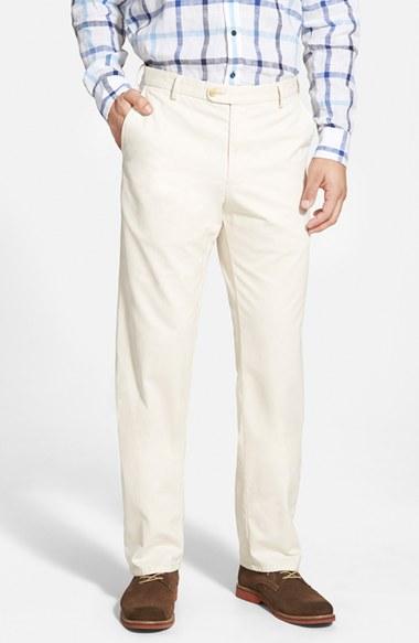 Men's Peter Millar 'raleigh' Washed Twill Pants - White