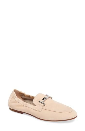 Women's Tod's Double T Scrunch Loafer Us / 34eu - Pink