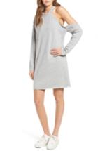 Women's Treasure & Bond Cold Shoulder Sweatshirt Dress