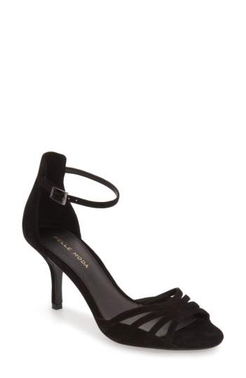 Women's Pelle Moda 'isabel 2' D'orsay Sandal .5 M - Black