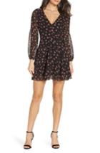 Women's Bb Dakota Love In Afternoon Chiffon Minidress - Black