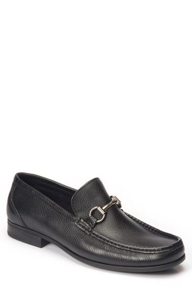 Men's Sandro Moscoloni 'malibu' Suede Bit Loafer .5 D - Black