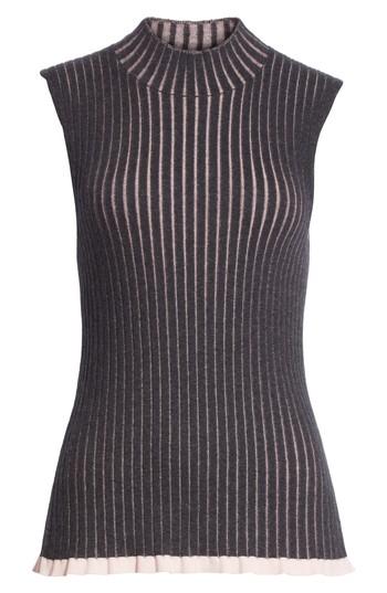 Women's Burberry Tensleep Cashmere & Silk Tank Top - Grey