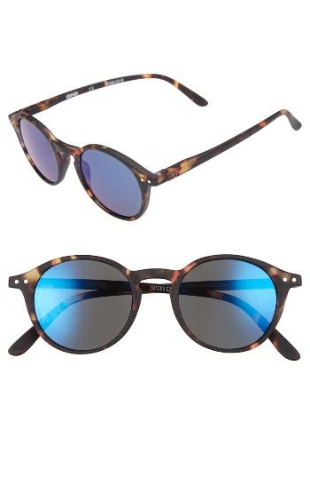 Women's Izipizi 46mm Mirrored Sunglasses - Tortoise