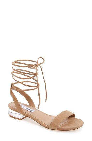 Women's Steve Madden 'carolyn' Lace-up Sandal M - Brown