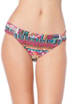 Women's La Blanca Borders Hipster Bikini Bottoms - Black