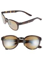 Women's Maui Jim Keanae 49mm Polarized Sunglasses - Olive Tortoise/ Bronze
