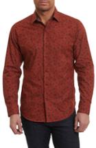 Men's Robert Graham Cold Spring Classic Fit Paisley Sport Shirt - Red