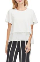 Women's Vince Camuto Tiered Top, Size - Ivory