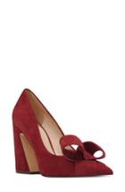 Women's Nine West Haddriana Pointy Toe Pump .5 M - Red