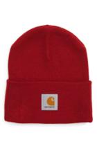 Men's Carhartt Work In Progress Knit Cap - Red