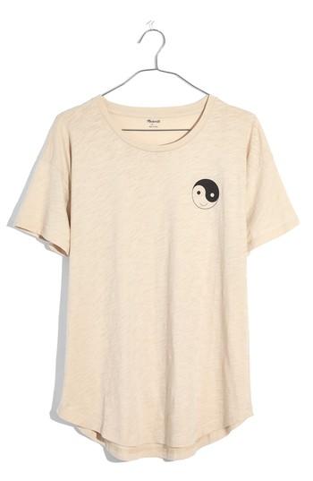 Women's Madewell Yin Yang Whisper Cotton Tee - Grey