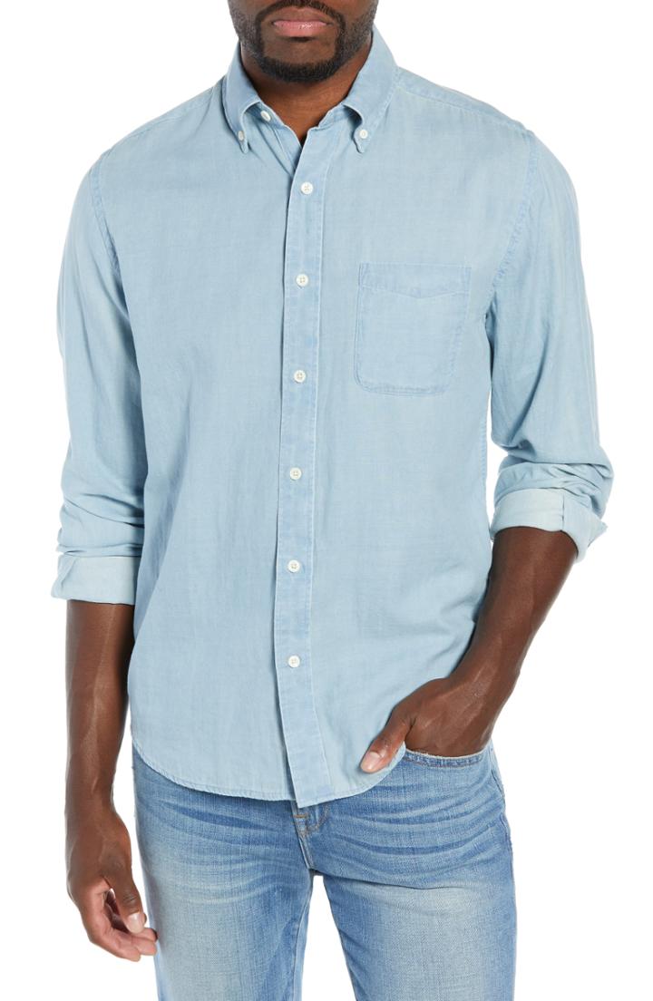Men's Faherty Fit Pacific Doublecloth Sport Shirt