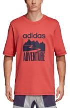 Men's Adidas Originals Adventure Graphic T-shirt - Red