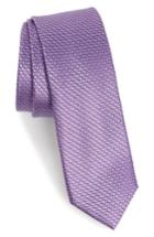 Men's Nordstrom Men's Shop Hammond Neat Silk Tie, Size - Purple