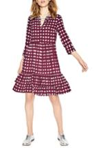 Women's Boden Tiered Hem Shirtdress - Pink