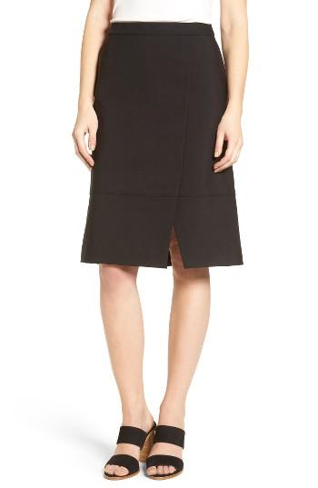 Women's Halogen Faux Wrap A-line Skirt