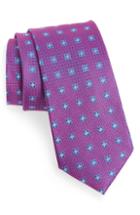 Men's Nordstrom Men's Shop Sandy Medallion Silk Tie, Size - Pink