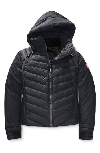Women's Canada Goose Hybridge Base Water Resistant 800 Fill Power Down Insulated Jacket (0) - Blue
