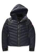 Women's Canada Goose Hybridge Base Water Resistant 800 Fill Power Down Insulated Jacket (0) - Blue
