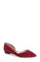 Women's Marc Fisher Ltd 'sunny' Half D'orsay Flat M - Pink