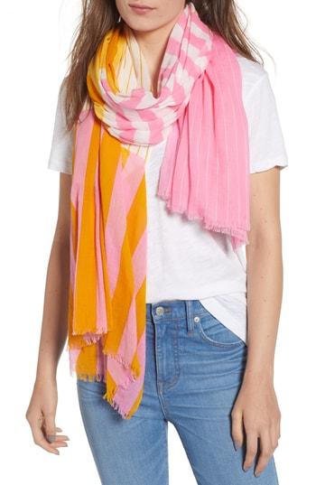 Women's Madewell Fes Stripe Scarf