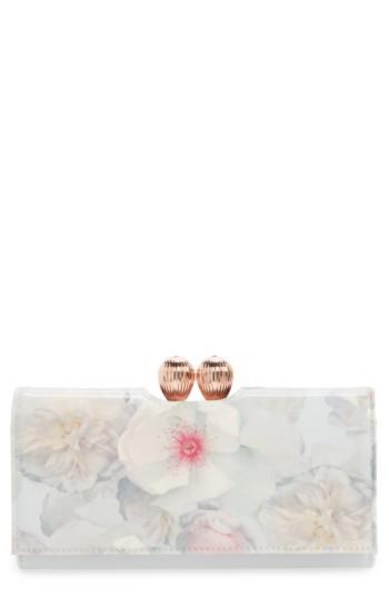 Women's Ted Baker London Sundayy Chelsea Leather Matinee Wallet - Grey