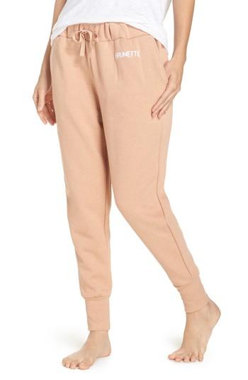 Women's Brunette The Label Brunette Jogger Pants - Coral