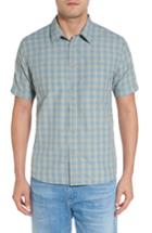Men's Quiksilver Waterman Collection Wake Sport Shirt - Green