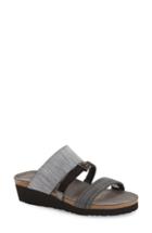 Women's Naot 'brenda' Slip-on Sandal Us / 37eu - Grey