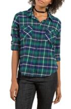 Women's Volcom New Flame Plaid Flannel Shirt