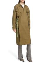 Women's Toga Gabardine Coat Us / 36 Fr - Green
