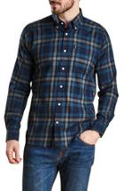 Men's Barbour Stapleton Highland Check Sport Shirt - Blue
