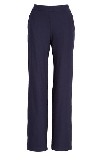 Women's Eileen Fisher Straight Leg Pants - Blue