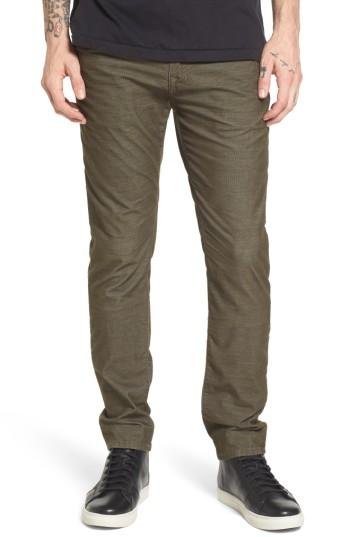 Men's True Religion Brand Jeans Rocco Skinny Fit Corduroy Jeans - Green