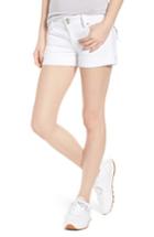 Women's Hudson Jeans Croxley Cuff Denim Shorts - White