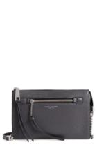 Marc Jacobs Small Recruit Leather Crossbody Bag - Grey