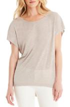 Women's Michael Stars Layered Tee, Size - Beige