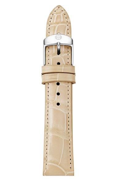 Women's Michele 20mm Alligator Watch Strap