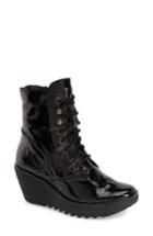 Women's Fly London 'ygot' Platform Wedge Boot .5-6us / 36eu - Black