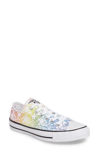 Women's Converse Chuck Taylor All Star Pride Low Top Sneaker M - White