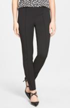 Women's Vince Camuto Side Zip Stretch Twill Pants - Black