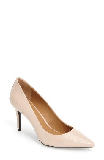 Women's Calvin Klein 'gayle' Pointy Toe Pump .5 M - Pink
