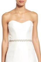 Women's Nitin Crystal Embellished Grosgrain & Tulle Sash