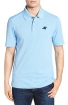 Men's Cutter & Buck Carolina Panthers - Advantage Fit Drytec Polo, Size Small - Blue