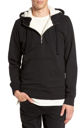 Men's Tunellus Fleece Lined Hoodie, Size - Black