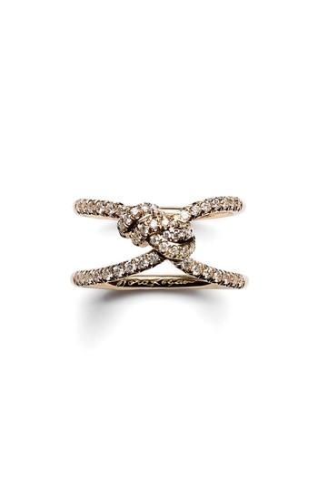 Women's Nora Kogan Diamond Yuki Shibari Knot Ring