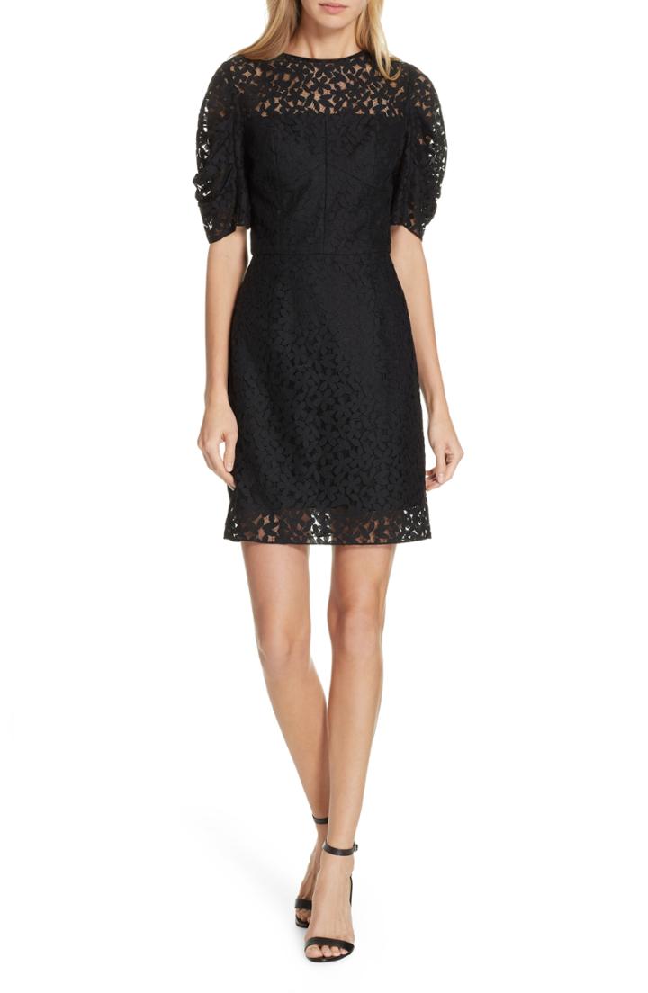 Women's Milly Kara Lace Sheath Dress - Black