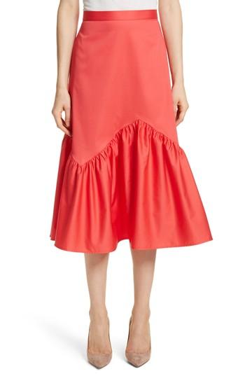 Women's Prose & Poetry Tyra Midi Skirt - Red